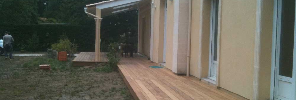 Pose de terrasse en bois à Draguignan